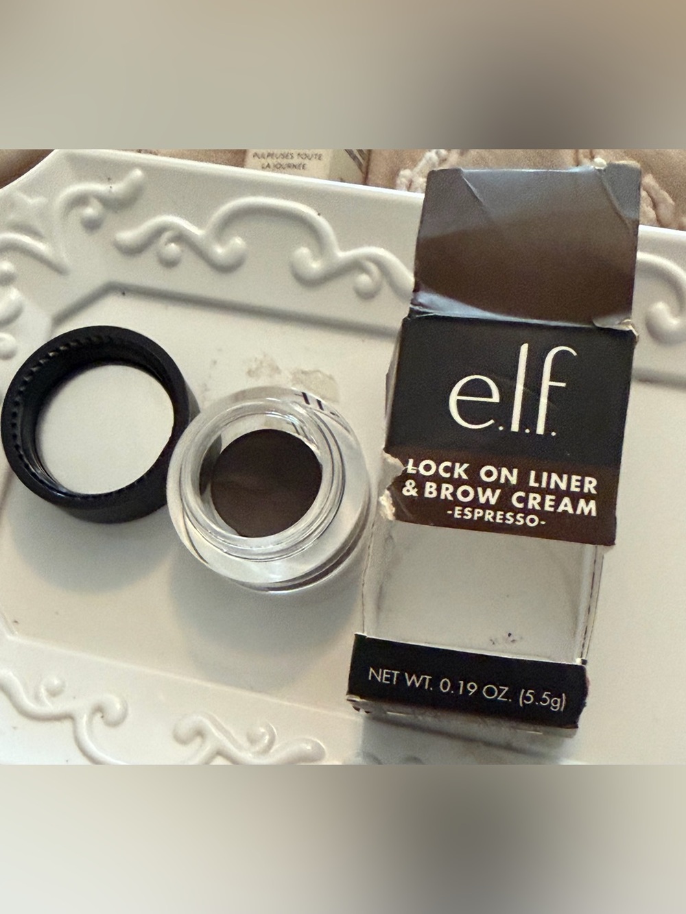 e.l.f. Lock On Liner & Brow Cream - Espresso Brown
